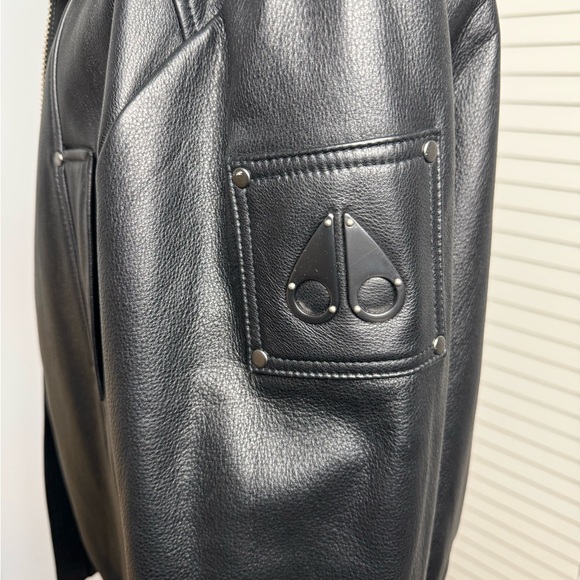 Moose knuckle leather bomber - Picture 6 of 16